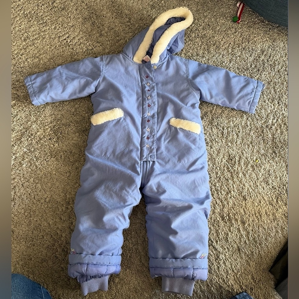 Adorable vintage toddler snowsuit